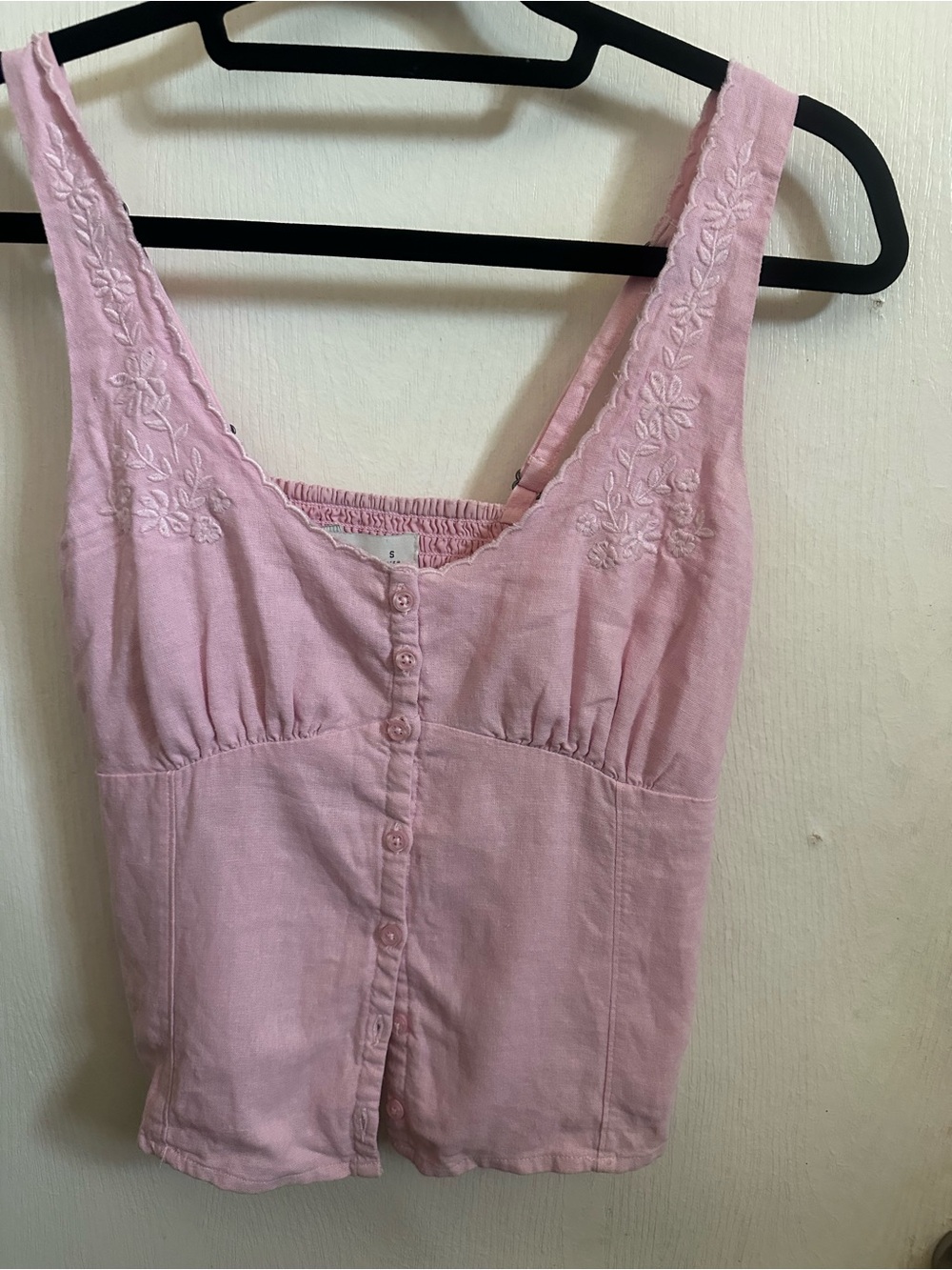 Hollister Pink, Cream & Gray Striped Women's Tank Tops - Picture 7 of 7